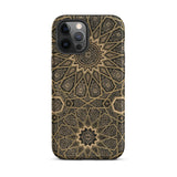 Arabic Ceiling - Emile Prisses D’avennes Phone Case Iphone 12 Pro Max / Matte Ornate Patterned Phone Case Arabic Ceiling, Emile Prisse
