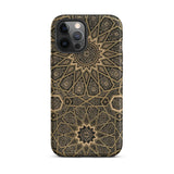 Arabic Ceiling - Emile Prisses D’avennes Phone Case Iphone 12 Pro Max / Matte Ornate Patterned Phone Case Arabic Ceiling, Emile Prisse
