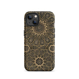 Arabic Ceiling - Emile Prisses D’avennes Phone Case Iphone 13 / Matte Intricate Patterned Phone Case Arabic Ceiling, Emile Prisse