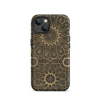 Arabic Ceiling - Emile Prisses D’avennes Phone Case Iphone 13 / Matte Intricate Patterned Phone Case Arabic Ceiling, Emile Prisse