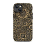 Arabic Ceiling - Emile Prisses D’avennes Phone Case Iphone 14 Plus / Matte Intricate Geometric Patterned Phone Case Arabic Ceiling, Emile
