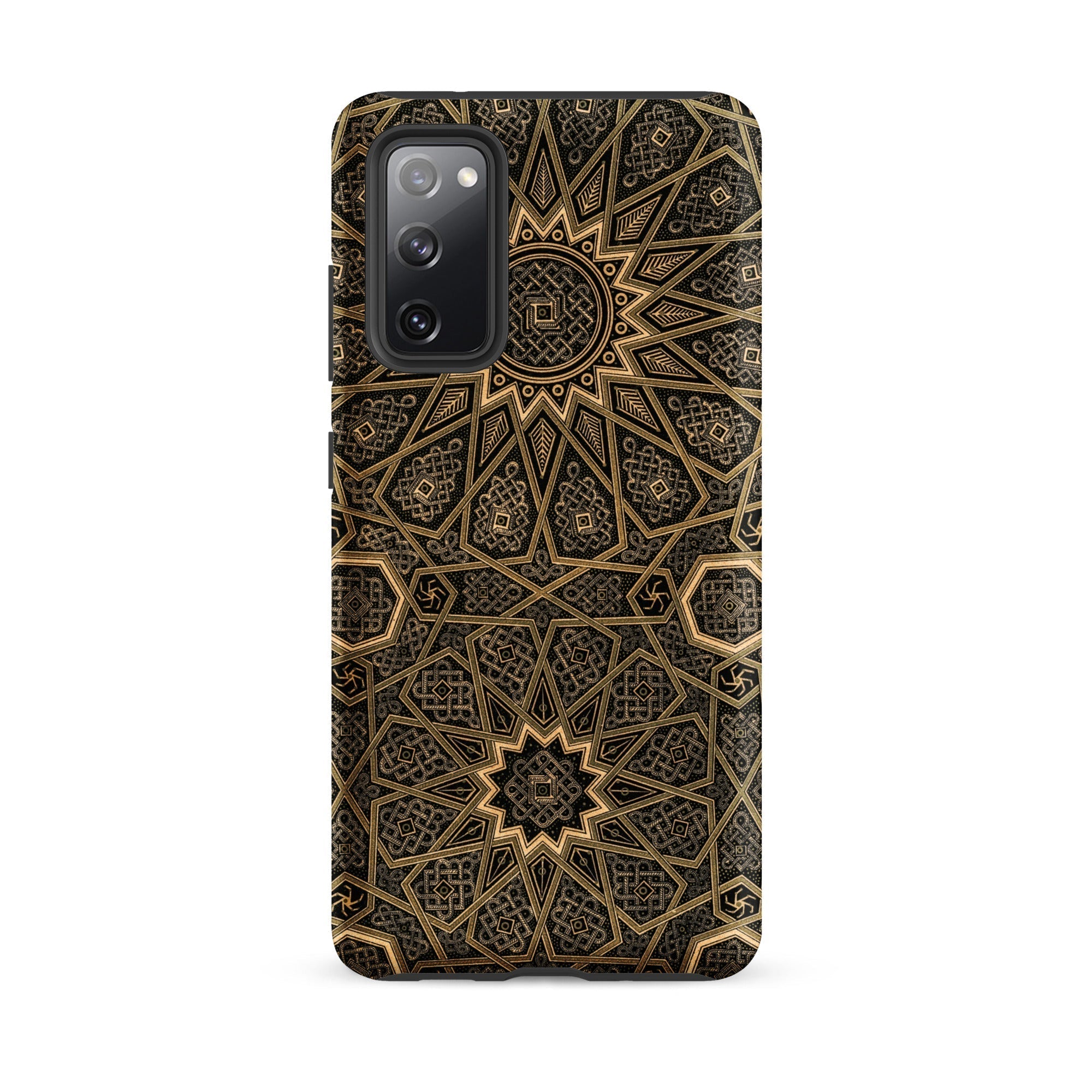 Arabic Ceiling Emile Prisses D’avennes Samsung Case, Galaxy S20 Fe / Matte, Smartphone Dark Intricate Geometric Pattern Case Prominent