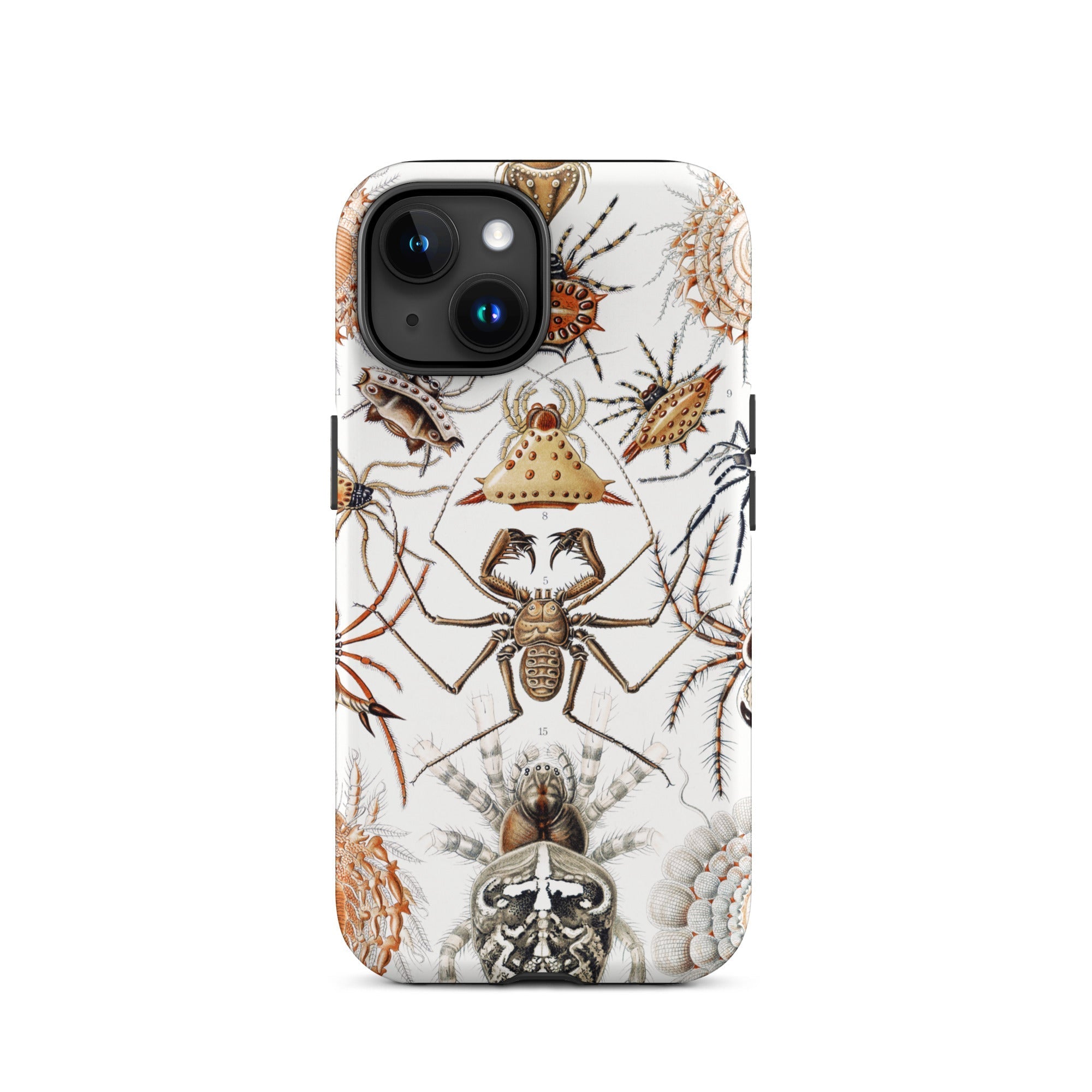 Arachnida Ernst Haeckel Spider Taxonomy Iphone Case, 15 / Matte, Spider Themed Phone Case