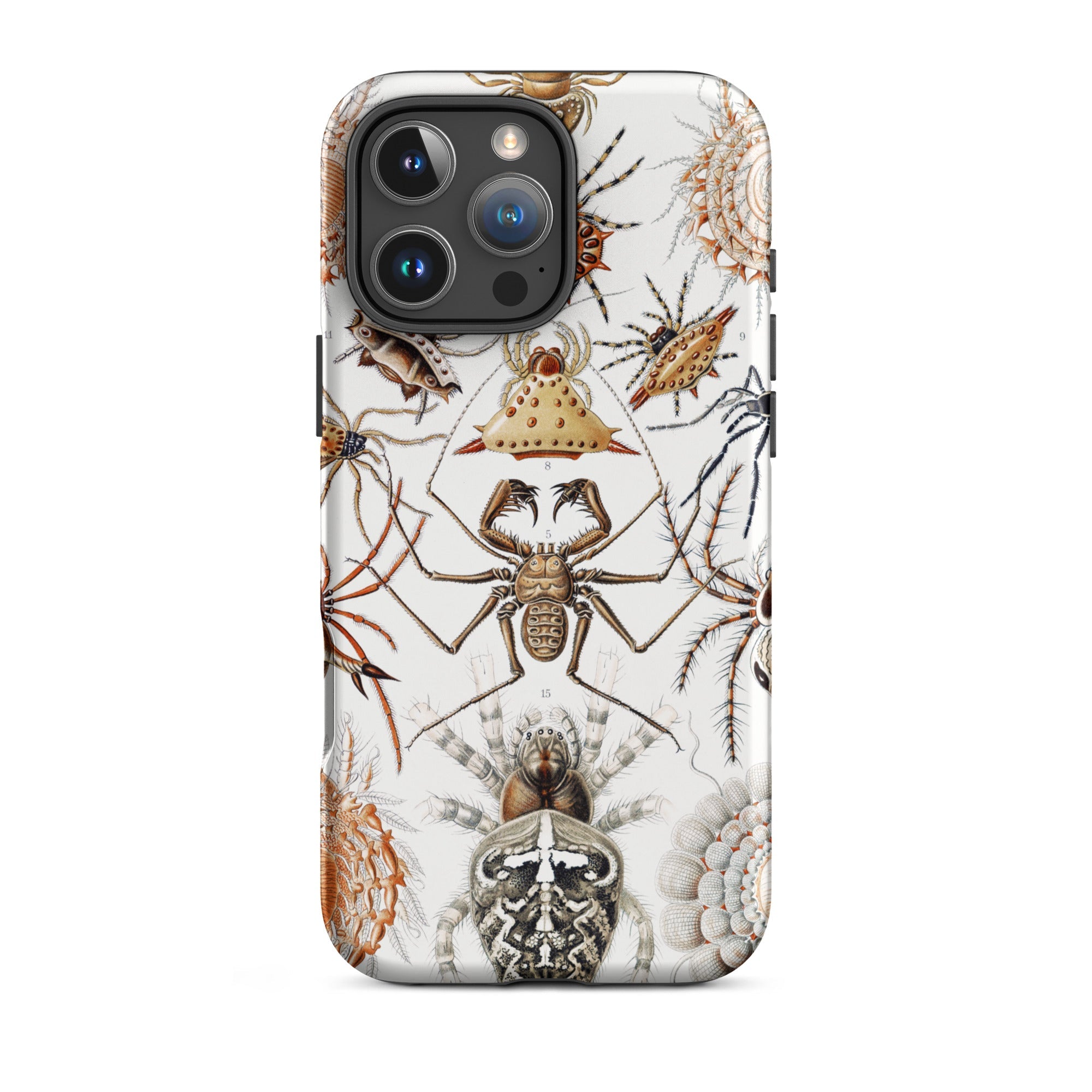 Arachnida - Ernst Haeckel Spider Taxonomy Iphone Case, 16 Pro Max / Matte, Spider-themed Phone Case