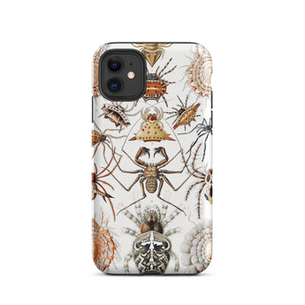 Arachnida - Ernst Haeckel Spider Taxonomy Phone Case Iphone 11 / Matte Spider-patterned, Dissecting Table Spiders Mobile Cases