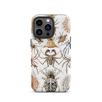 Arachnida - Ernst Haeckel Spider Taxonomy Phone Case Iphone 13 Pro / Matte Spider-themed, Dissecting Table Spiders Mobile Cases