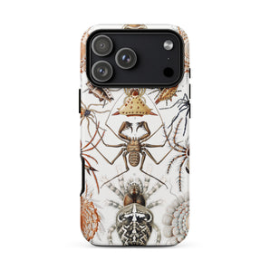 Arachnida - Ernst Haeckel Spider Taxonomy Phone Case Iphone 17 Pro Max / Matte Iphone 12 Pro Max Case Spider Skull Design Ernst Haeckel