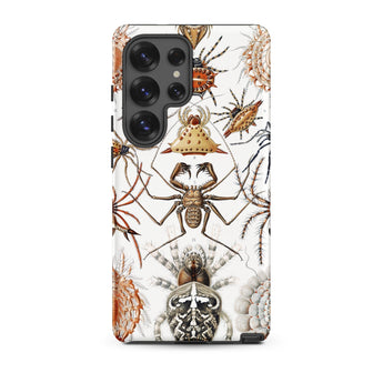 Arachnida - Ernst Haeckel Spider Taxonomy Phone Case Samsung Galaxy S25 Ultra / Matte White Phone Case Adorned Detailed Illustration