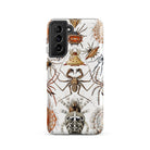 Arachnida Ernst Haeckel Spider Taxonomy Samsung Case, Galaxy S21 / Matte, White Smartphone Case Spider Illustrations