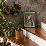 Aradia - Pagan Priestess Art Print, 12x16’’ / 31x41cm / Unframed, Framed Artwork Llama Alpaca Colorful Decorative Attire