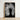 Black-and-white Framed Print Silhouette Angel Statue Cloudy Sky Garden Cemetery, Rough Stone Plinth, Carved, Climbs, Art, Camera Crouches