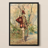 Archer - Casimiro Tomba Art Print / Canvas, 12x18’’ / 31x46cm / Black Frame, Posters Prints & Visual Artwork, Toby Leon