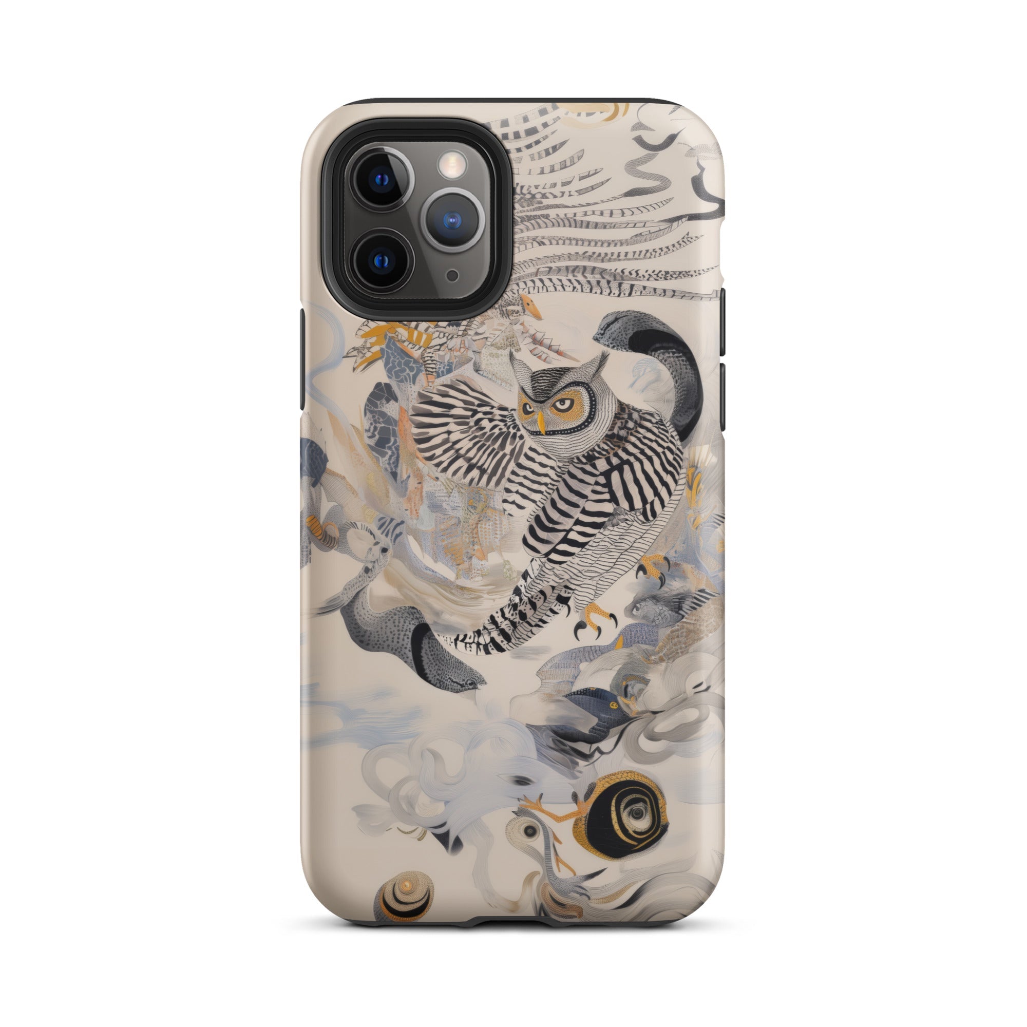 Archimedes Surreal Owl Art Iphone Case, 11 Pro / Matte, Owl Themed Smartphone Case