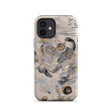 Archimedes - Surreal Owl Art Phone Case Iphone 12 / Matte Owl-themed, Ether, Each Wingbeat Scribbling, Visual Riddle Disguised Mobile Cases