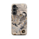 Archimedes Surreal Owl Art Samsung Case, Galaxy S24 Plus / Matte, Smartphone Case Detailed Owl Illustration