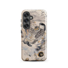 Archimedes Surreal Owl Art Samsung Case, Galaxy S25 / Gloss, Smartphone Case Artistic Depiction Owl Natural Elements