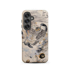 Archimedes Surreal Owl Art Samsung Case, Galaxy S25 / Matte, Smartphone Case Owl Nature Themed Illustration