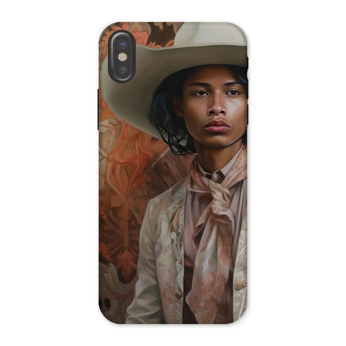 Arjuna The Gay Cowboy - Gay Aesthetic Art Phone Case - Iphone x / Matte - Mobile Phone Cases - Aesthetic Art