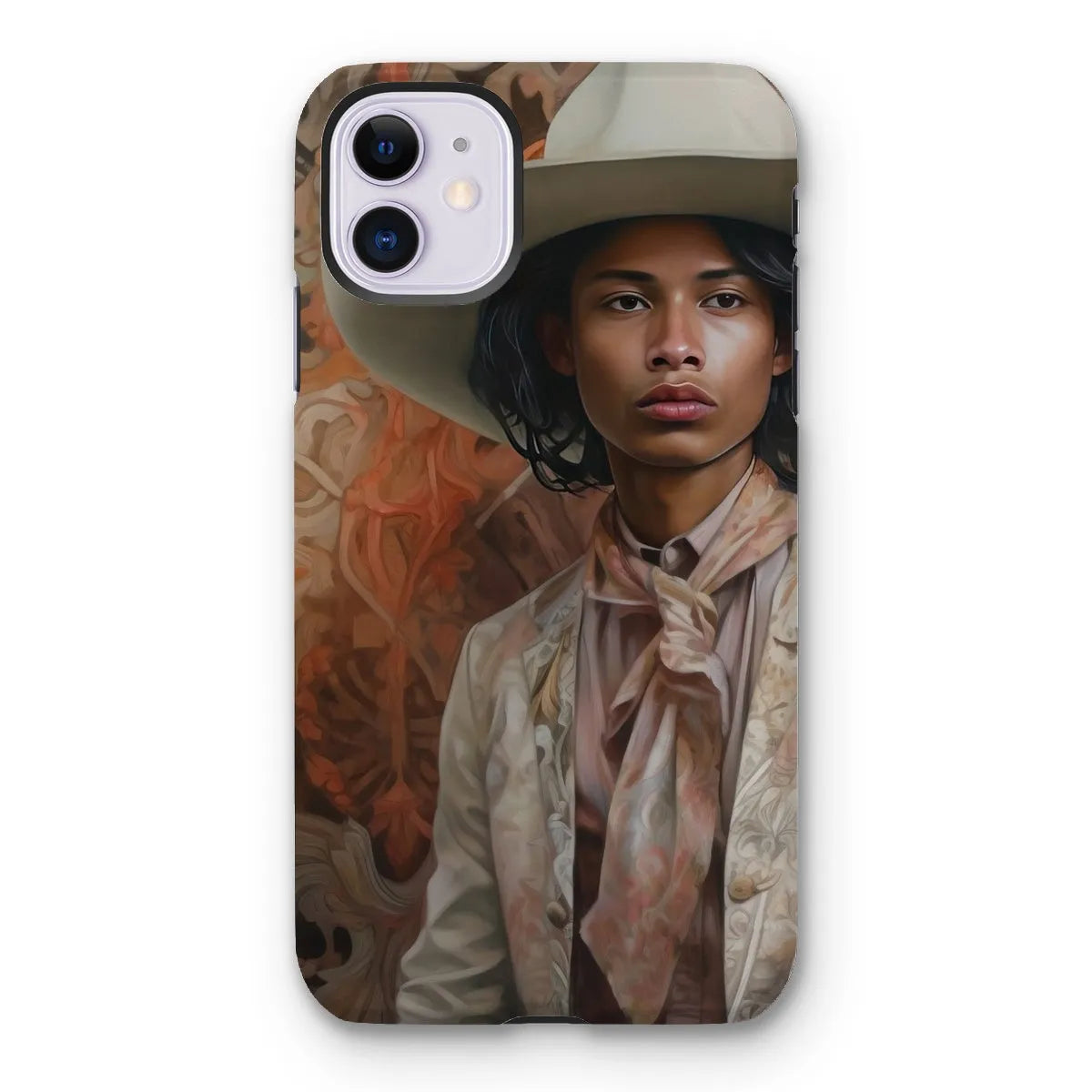 Arjuna The Gay Cowboy - Gay Aesthetic Art Phone Case - Iphone 11 / Matte - Mobile Phone Cases - Aesthetic Art