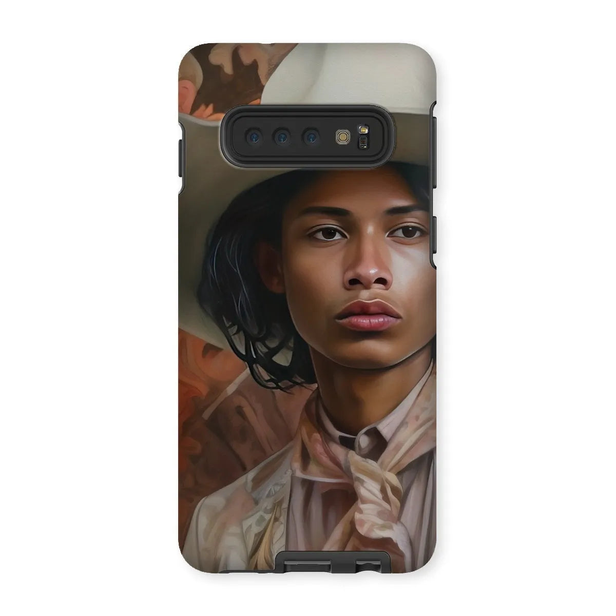 Arjuna The Gay Cowboy - Gay Aesthetic Art Phone Case - Samsung Galaxy S10 / Matte - Mobile Phone Cases - Aesthetic Art