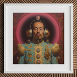 Armando - Gay Mexican Astronaut Art Print / Canvas, Gay Mexican Astronaut, Mexican Astronaut Aesthetic, Gayest Astronaut
