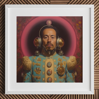 Armando - Gay Mexican Astronaut Art Print / Canvas, Gay Mexican Astronaut, Mexican Astronaut Aesthetic, Gayest Astronaut