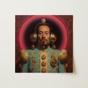 Armando - Gay Mexican Astronaut Art Print / Canvas, Gay Mexican Astronaut, Mexican Astronaut Aesthetic, Gayest Astronaut