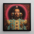 Armando - Gay Mexican Astronaut Framed Canvas - 28’’x28’’