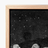 Black White Celestial Artwork Starry Night Sky Subtle Goya Stages, Ignorance Personified, Witches Gathering