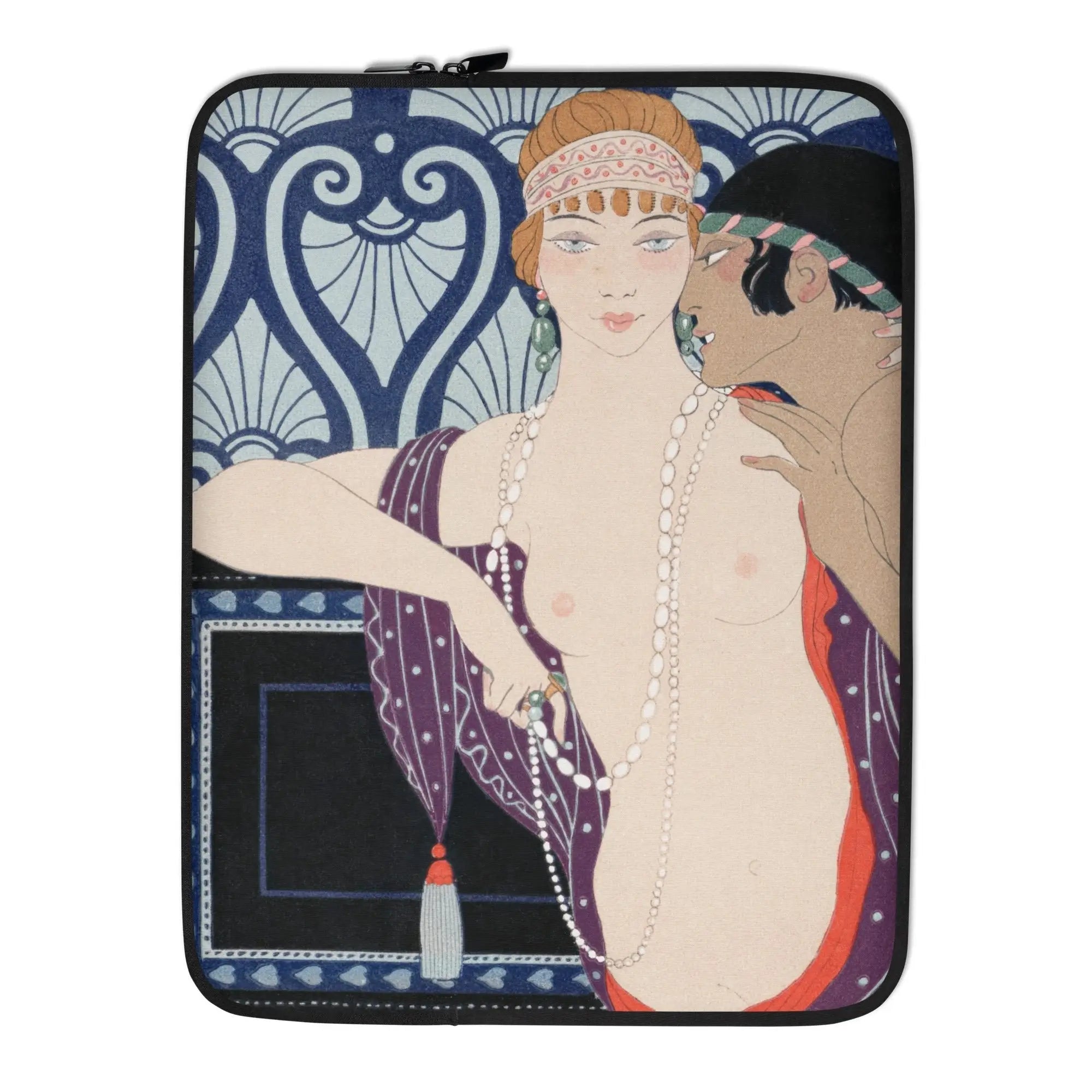 Les Trois Beautes De Mnasidika - George Barbier Laptop Sleeve 15″ Computer Covers & Skins