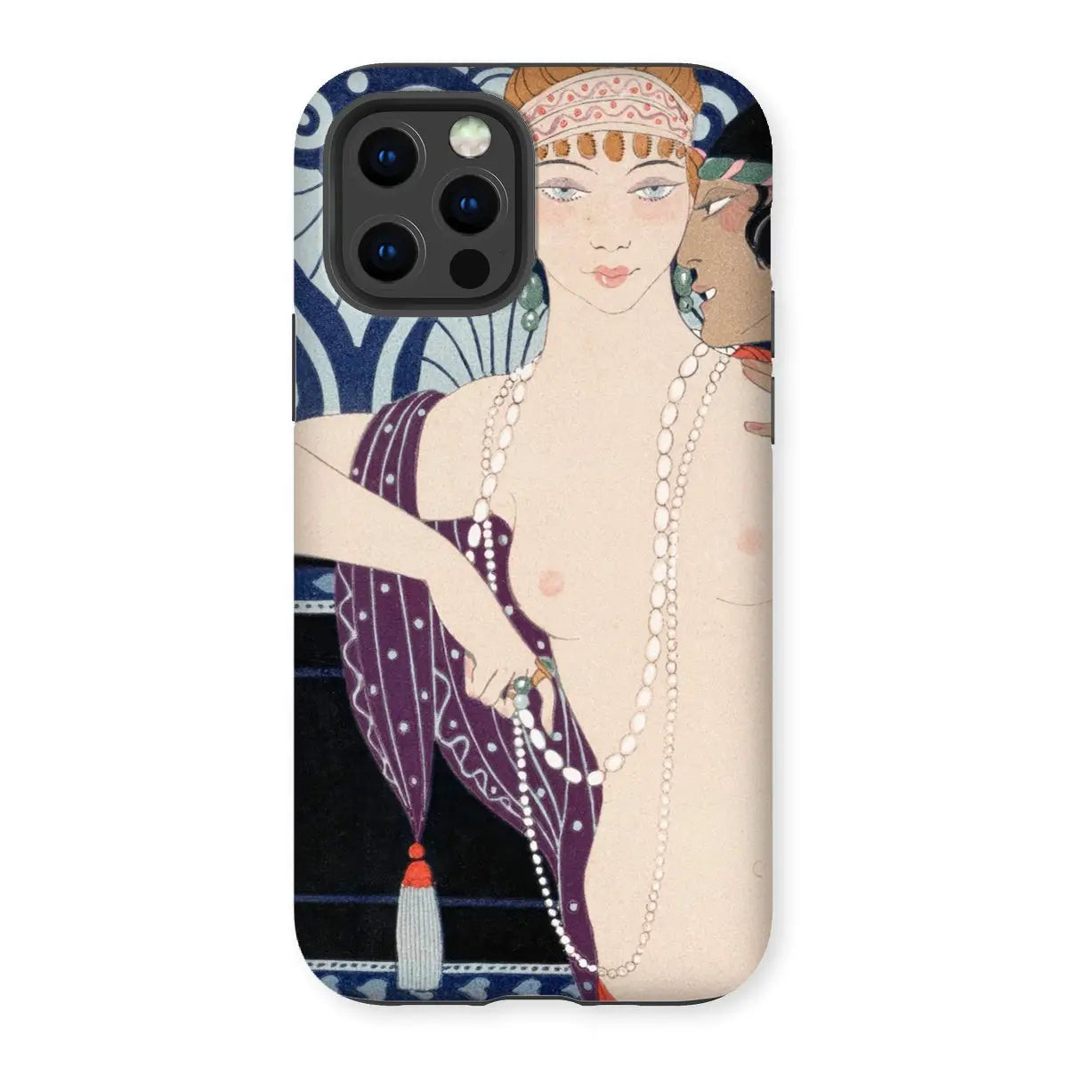 Les Trois Beautes De Mnasidika - George Barbier Iphone Case 12 Pro / Gloss Mobile Phone Cases