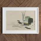 Art Supplies Kamisaka Sekka Meiji Print, 18x12’’ / 46x31cm / Unframed, Framed Artwork Life Vases Papers Scattered Objects