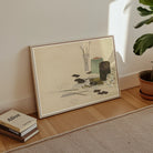 Art Supplies Kamisaka Sekka Meiji Print, 30x20’’ / 76x51cm / Unframed, Framed Minimalist Artwork Vase Flowers Containers Muted Tones