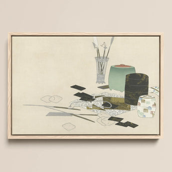 Art Supplies - Kamisaka Sekka Meiji Print / Canvas, 17x12’’ / A3 / Natural Frame, Posters Prints & Visual Artwork, Toby Leon