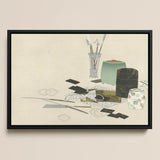 Art Supplies - Kamisaka Sekka Meiji Art Print / Canvas, Kamisaka Sekka’s Art, Momoyogusa Series Epitomizes, Rinpa School’s Fusion