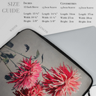 Asa-dsuma-bune - Kazumasa Ogawa Floral Laptop Sleeve, Laptop Sleeve Floral Design Vibrant Pink Flowers