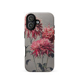 Asa–dsuma–bune - Kazumasa Ogawa Floral Phone Case Iphone 17 / Matte Iphone 12 Case Floral Design Red Black Flowers Kazumasa Ogawa,