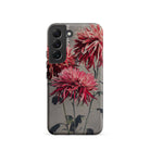 Asa–dsuma–bune Kazumasa Ogawa Floral Samsung Case, Galaxy S22 / Matte, Smartphone Clear Case Vibrant Floral Design