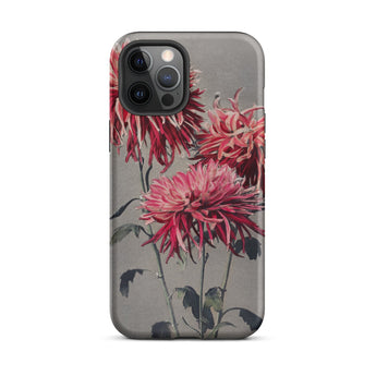 Asa–dsuma–bune - Ogawa Kazumasa Floral Iphone Case, 12 Pro Max / Matte, Floral-patterned Phone Case