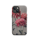 Asa–dsuma–bune - Ogawa Kazumasa Floral Iphone Case, 13 / Matte, Floral-patterned Iphone Case