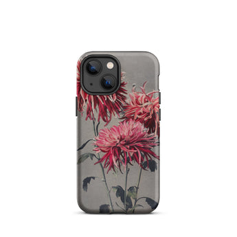 Asa–dsuma–bune - Ogawa Kazumasa Floral Iphone Case, 13 Mini / Matte, Floral Patterned Phone Case