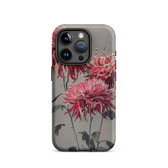 Asa–dsuma–bune - Ogawa Kazumasa Floral Iphone Case, 15 Pro / Matte, Floral-patterned Phone Case
