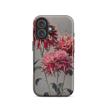 Asa–dsuma–bune - Ogawa Kazumasa Floral Iphone Case, 16 / Matte, Floral-patterned Phone Case