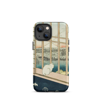 Asakusa Ricefields and Torinomachi Festival - Utagawa Hiroshige Iphone Case, 13 Mini / Matte, Phone Case Japanese Art