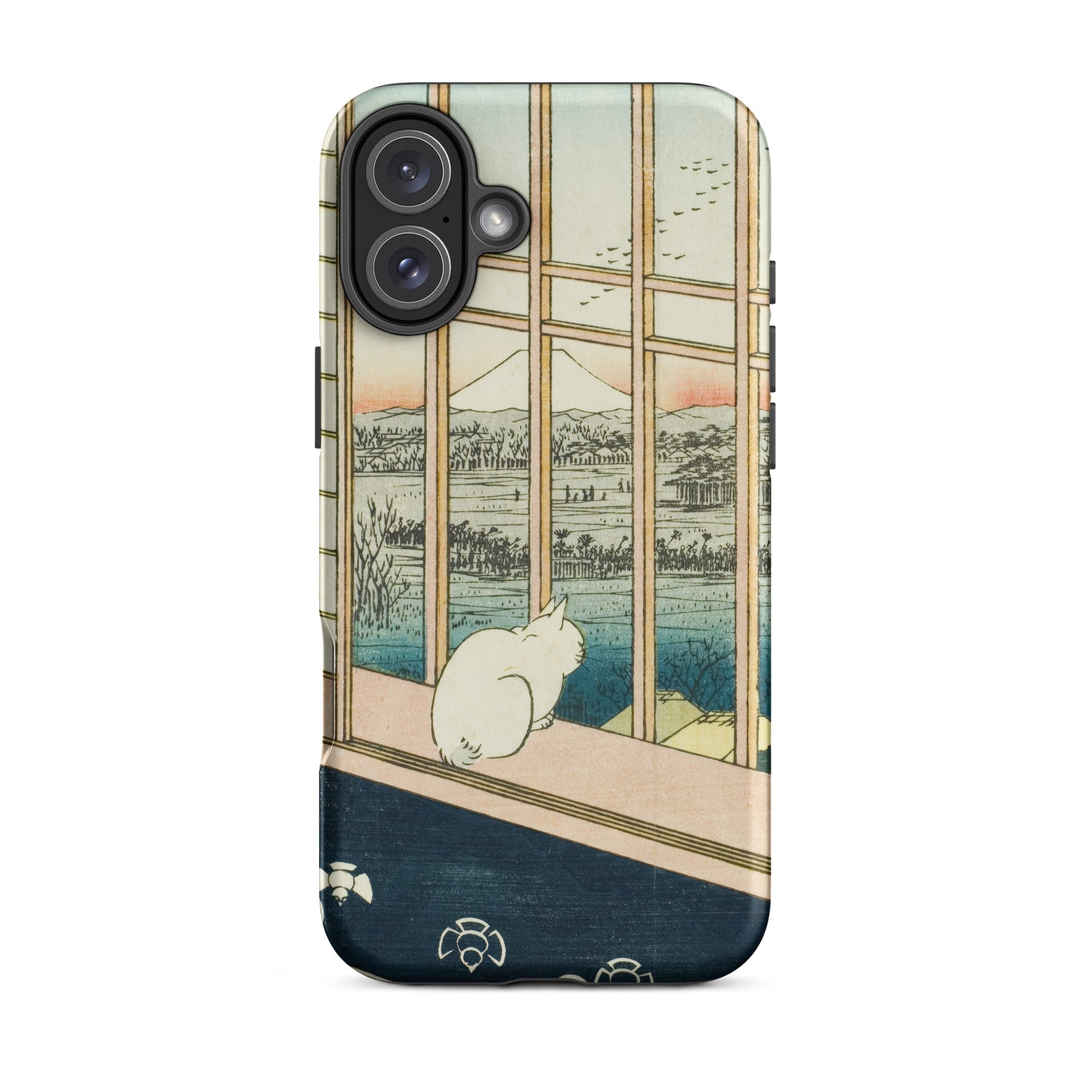 Asakusa Ricefields and Torinomachi Festival Utagawa Hiroshige Iphone Case, 16 Plus / Matte, Phone Case Japanese Art