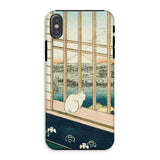 Asakusa Ricefields and Torinomachi Festival - Utagawa Hiroshige Iphone Case, Xs / Matte, Phone Case Japanese Art