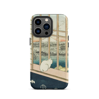 Asakusa Ricefields and Torinomachi Festival - Utagawa Hiroshige Phone Case Iphone 13 Pro / Matte Cat-themed Phone Case Torinomachi