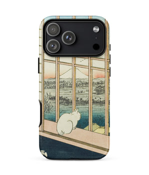 Iphone 17 Pro Max / Matte Asakusa Ricefields and Torinomachi Festival - Utagawa Hiroshige Phone Case, Mount Fuji