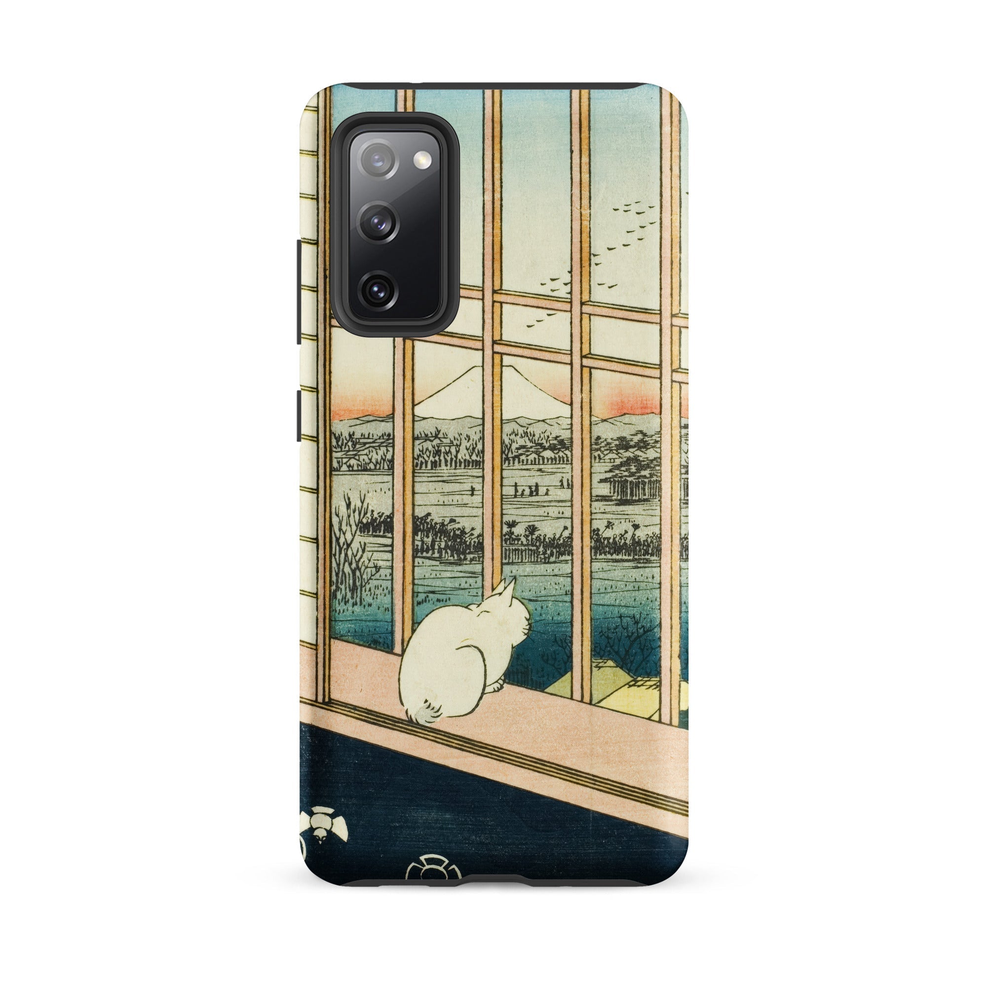 Asakusa Ricefields and Torinomachi Festival Utagawa Hiroshige Samsung Case, Galaxy S20 Fe / Matte, Smartphone Case Traditional Japanese