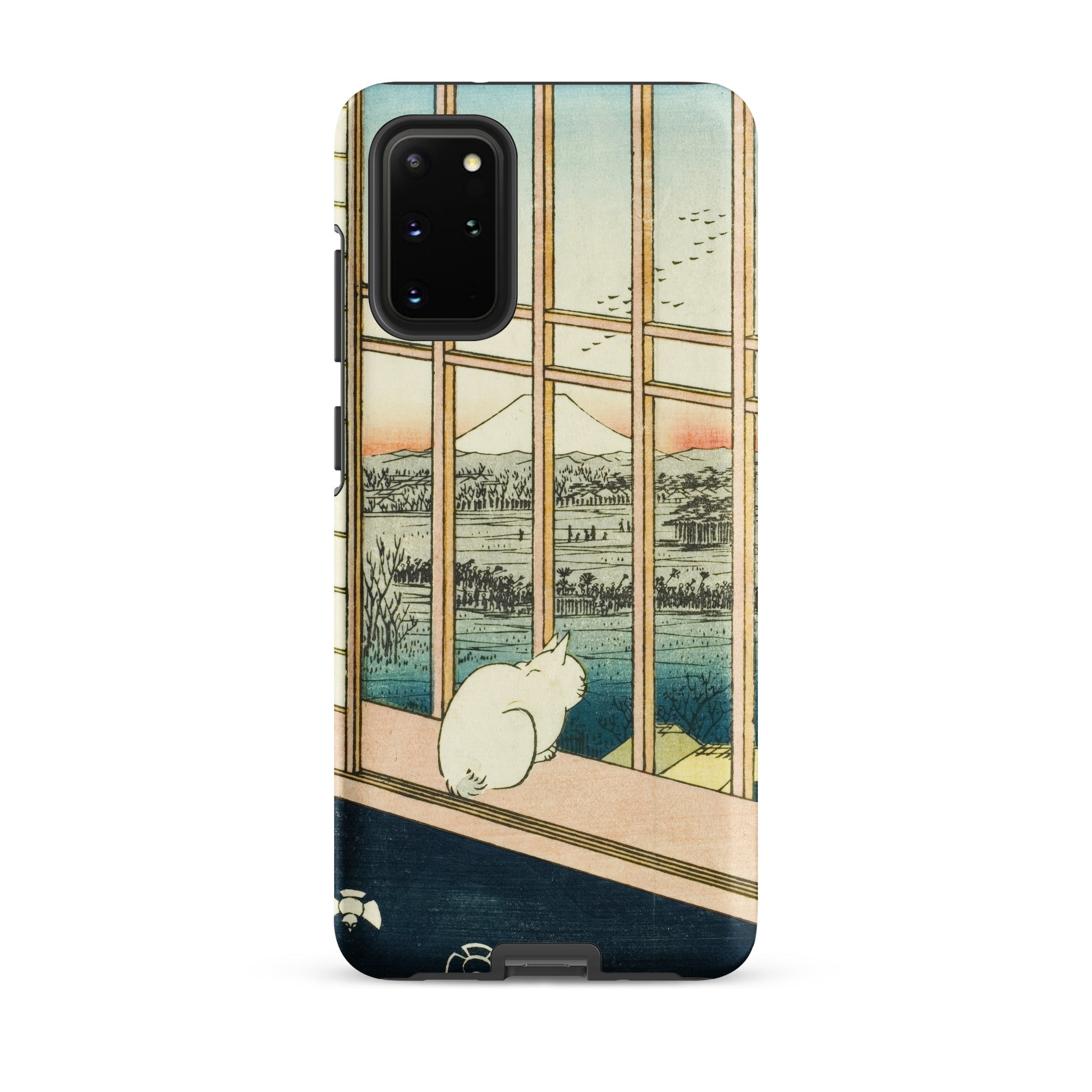 Asakusa Ricefields and Torinomachi Festival Utagawa Hiroshige Samsung Case, Galaxy S20 Plus / Matte, Smartphone Case Japanese Woodblock